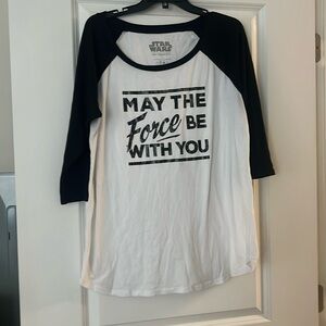Star Wars Ladies baseball tee